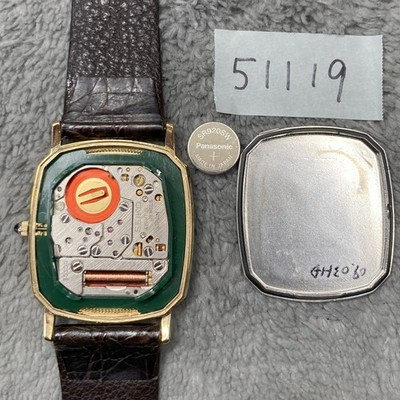 Vintage [Near MINT] SEIKO Dolce 6030-5550 Gold Quartz Men's