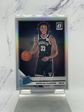 Nets 2019-20 Donruss Optic #171 Nicolas Claxton Holo