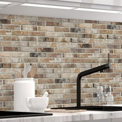 Küchenrückwand - LOFT BROWN - selbstklebend, PRO Version, Matt, 0.5mm Hartfolie