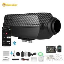 8KW 12V 24V Diesel Air Heater Bluetooth Remote LCD For Car Truck Boat Van UK