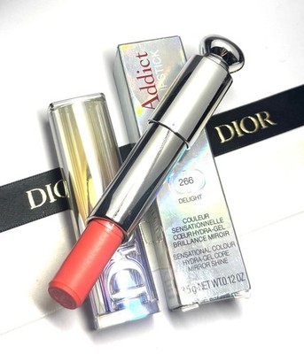 DIOR ADDICT Lipstick Sensational Colour Hydra-gel Core Mirror Shine 266 Delight.