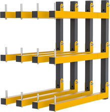 4 PACK Lumber Storage Rack Wall Mount Wood Or...