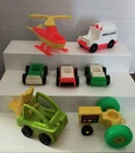 VINTAGE FISHER PRICE VEHICLES LOT