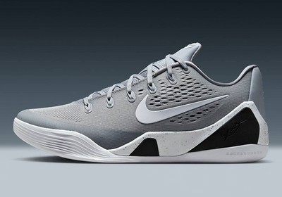 Nike Kobe IX 9 Elite Low EM Protro Wolf Grey White IH1401-001  5 Men = 6.5 Women