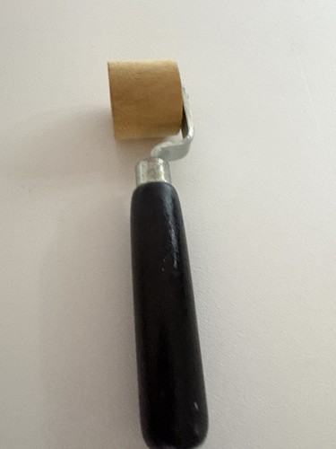 Vintage HYDE Seam Roller  Wood Wheel Hand Tool 6” Clean USA