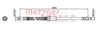 Metzger Bremsschlauch 4111482 FüR MERCEDES-BENZ