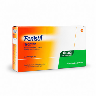 FENISTIL Tropfen  - Schnelle Hilfe bei Juckreiz und Allergien - Big Pack 5X20 ml