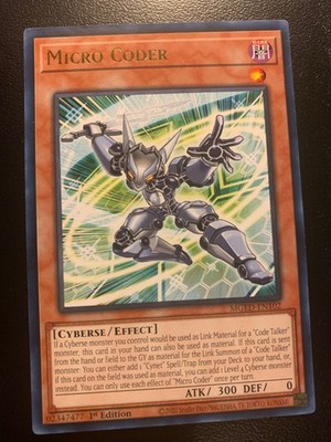 Micro Coder 1st Edition Maximum Gold MGED-EN102 NM