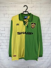 MANCHESTER UNITED 1992 1994 VINTAGE RETRO FOOTBALL SHIRT JERSEY THIRD SIZE XL