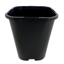 1 Litre Plant Pots Square Black Heavy Duty Seedling Cutting Garden Pots