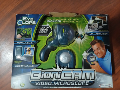 Eye Clops BioniCam Bionic Video Microscope Jakks Pacific 3X Power NEW