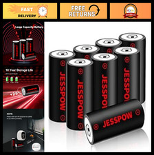 CR123A Lithium Rechargeable Batteries 3.7V for Arlo Cameras  Flashlights - 8 Pa