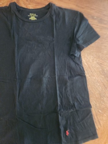 Polo Ralph Lauren camicia uomo M vestibilità classica nera girocollo cotone preppy - Foto 3 di 5
