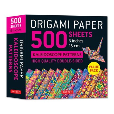 Origami Paper 500 sheets Kaleidoscope Patterns 6'' 15 cm Tuttle Origami Paper ...