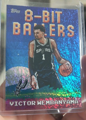 2025-26 Topps NBA VICTOR WEMBANYAMA #8B-4 8-Bit Ballers Foil Holo SPURS