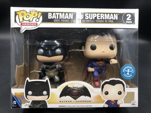 FUNKO POP 2 Pack - Batman vs Superman VINYL POP FIGURE