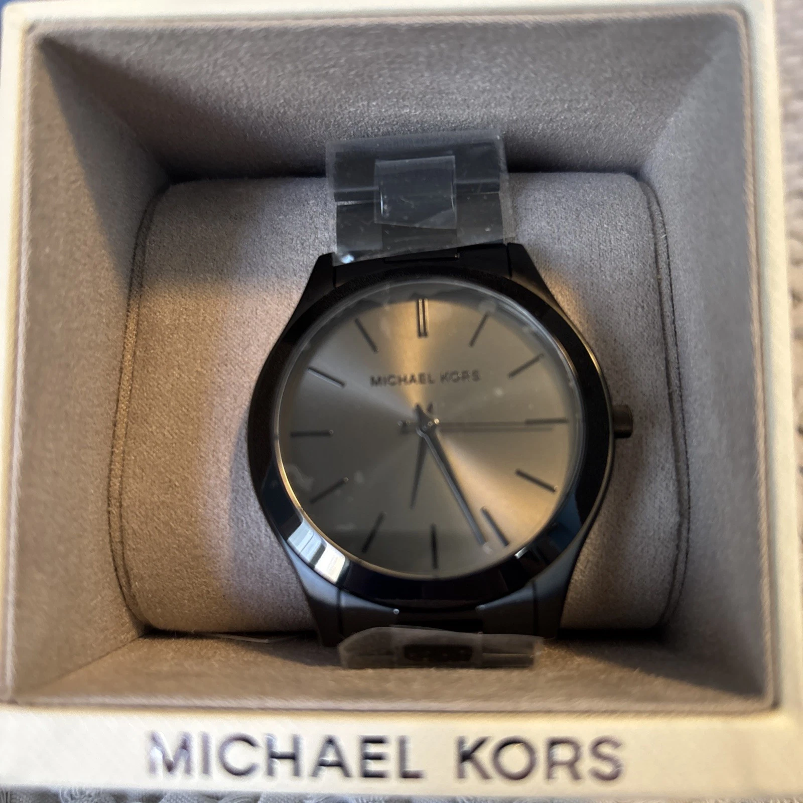 Nuovissimo Orologio Moda Uomo Michael Kors MK8507 Quadrante Nero Acciaio