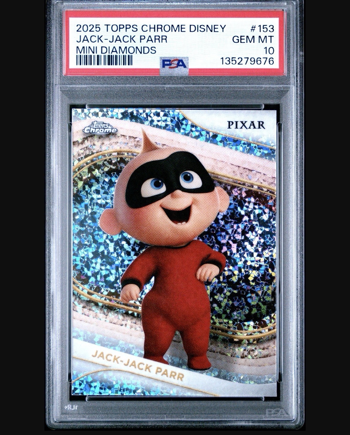 Jack-Jack Parr 2025 Topps Chrome Disney #153 Base Price Guide