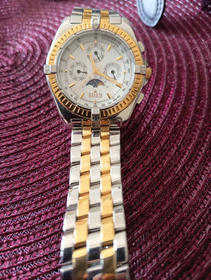 Eden Armbanduhr Mondphase Unisex - Bild 3 von 4