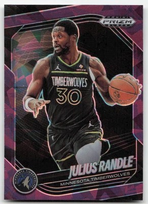 2024-25 Panini Prizm Black #24 Julius Randle Purple Ice #/149
