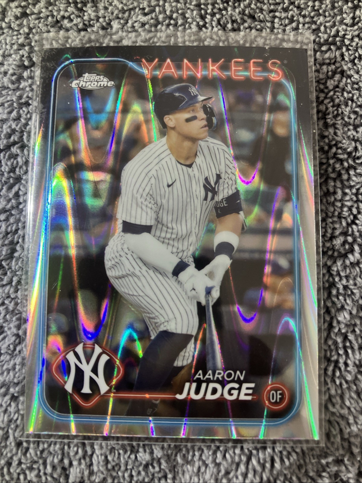 2024 Topps Chrome - Aaron Judge #50 RayWave Refractor