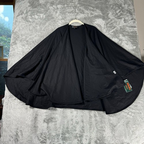 Molina by Jimmy Hourihan Wolle Kaschmir Mischung Schwarz Cape Mantel Dublin Irland - Bild 6 von 10