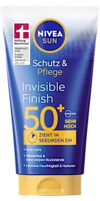   Sonnenmilch invisible finish, Schutz & Pflege, LSF 50+, 150 ml