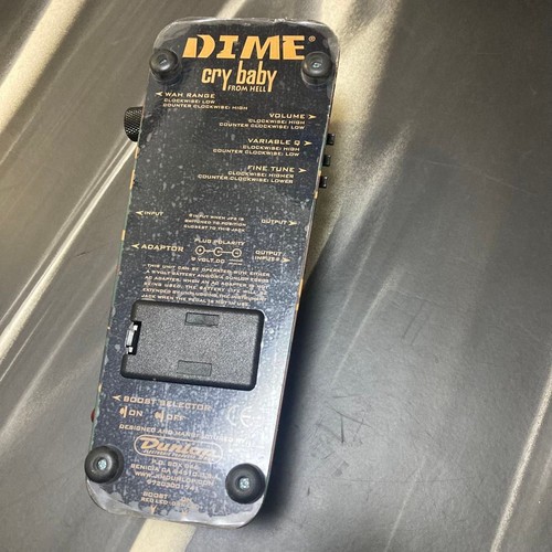 Jim Dunlop DB-01 Dime Cry Baby From Hell Wah Pedal Dimebag Darrell Used - Picture 5 of 8