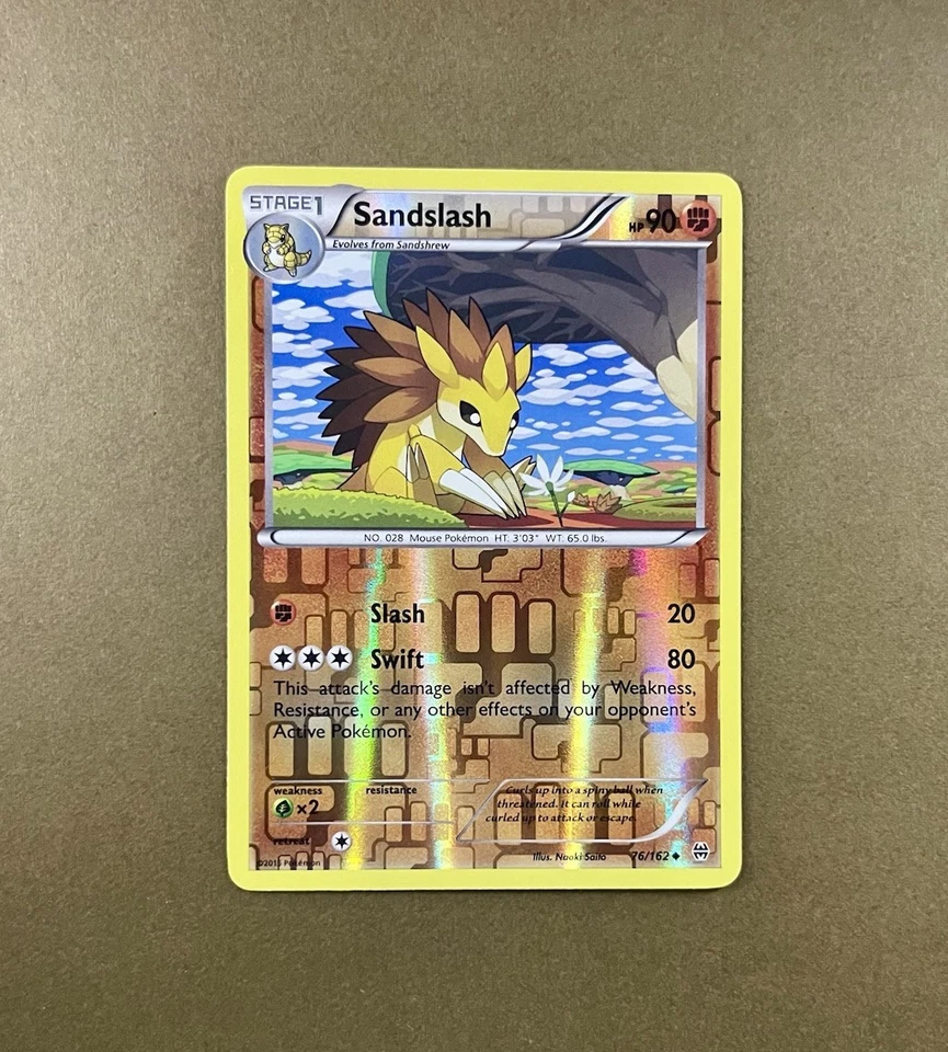 Sandslash 76/162 Breakthrough Reverse Holo - Image 2 of 4