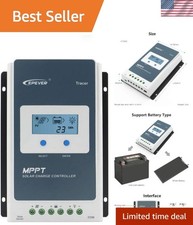 Advanced 10A MPPT Solar Controller with LCD Display Battery Compatibility