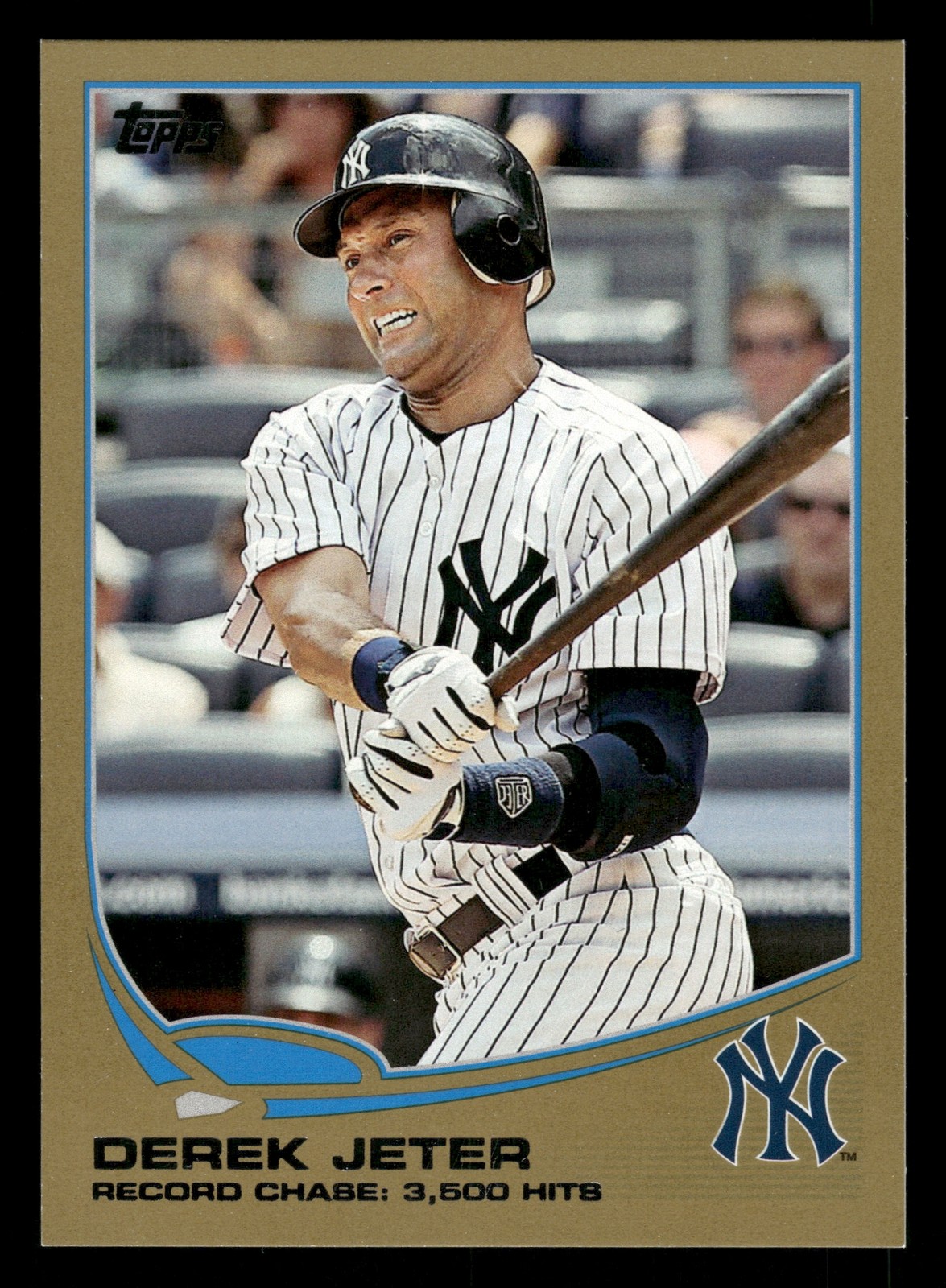 Derek Jeter New York Yankees 2013 Topps Gold #373 SN /2013