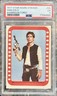 1977 STAR WARS STICKER HAN SOLO (HARRISON FORD) #35 PSA 5