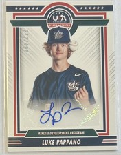 2022 Stars & Stripes Luke Pappano Program Signatures Blue Ink #/499
