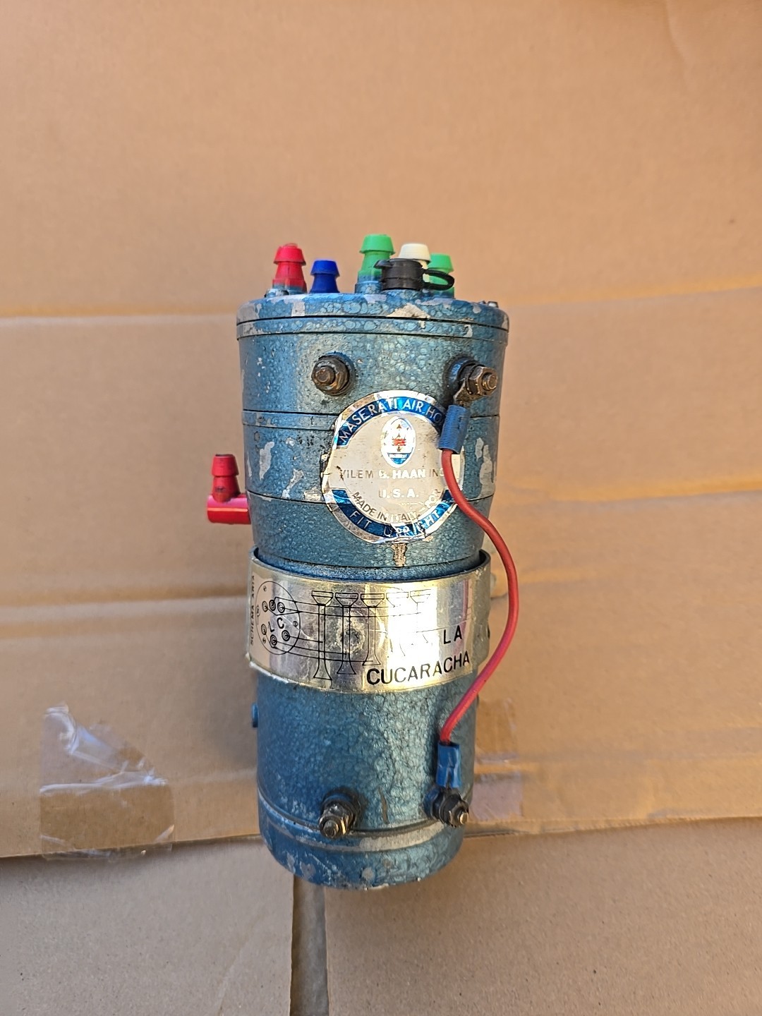 Vilem Baan Air Horn Compressor  Maserati Ferrari Pump La Cucaracha Fiamm