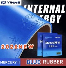 2026 NEW YINHE MERCURY II Blue Allround Spin Control Ping Pong T.T Rubbers New
