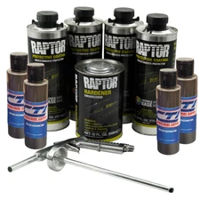 U-Pol Raptor Bedliner Kit Charcoal Metallic 4 Liters