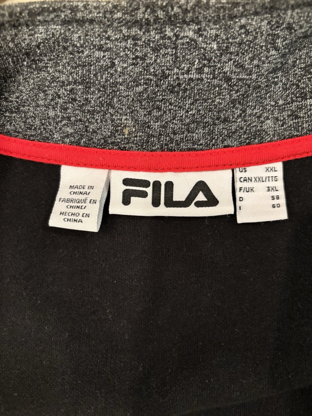 Giacca Fila Sport full zip taglia adulto uomo XXL