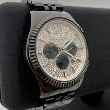 Michael Kors MK8605 Lexington Chronograph Black Stainless Steel Men's Watch