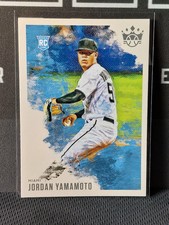 Jordan Yamamoto 2020 Panini Donruss Diamond Kings Rookie Card RC #67. rookie card picture