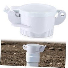4" Sewer Cap for RV Sites/Campgrounds Odorless Male Sewer Cap Easily White