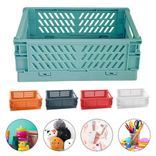 4ER KLAPPBOX KLAPPBAR EINKAUFS KORB KISTE FALT STAPEL BOX KLAPPKISTE TRANSPORT