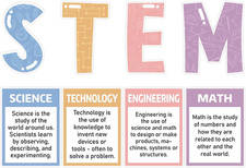Stream Science Bulletin Board Set Stream Classroom Decors Scientist Posters Gear