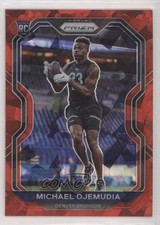 2020 Panini Prizm Rookie Red Ice Prizm Michael Ojemudia #317 0x1