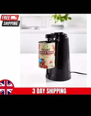 Black Electric Can Opener and Tin Bottle Opener With Sharpener 3 in 1 60w NEW - Image 1 of 4