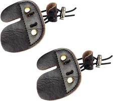 2 Pack Leather Archery Finger Tabs Guard for Shooting... 