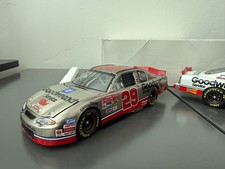 Rare Kevin Harvick #29 GM Goodwrench Service 2002 Brushed Metal Two Car Set 124