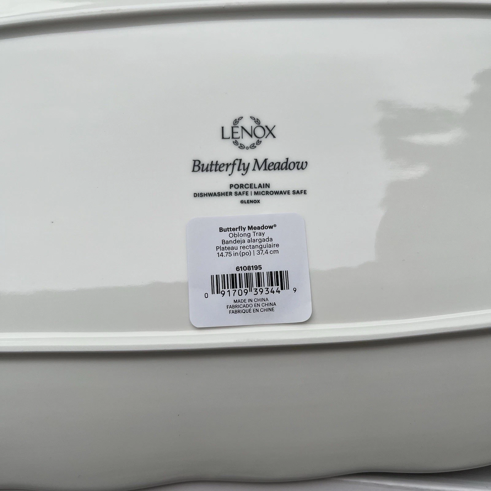 Lenox Butterfly Meadow Sandwich Tray - Thumbnail 2