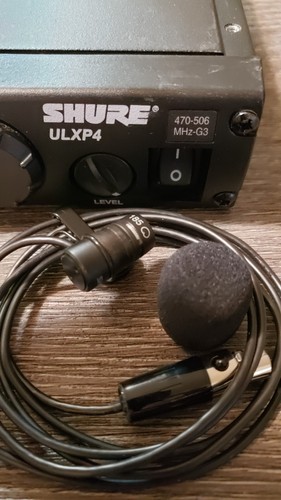 SHURE ULX-P LAVALIER WIRELESS SYSTEM 470-506MHz G3 MODEL. Tested - Picture 3 of 6
