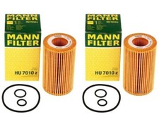 Juego de pares de 2 kits de filtro de aceite de motor para Benz E250 GLK250 ML250 Sprinter Mann