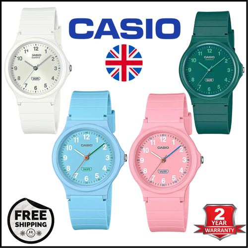 Original Casio Classic Unisex Analogue Watch Multicolor Silicone Strap Watch